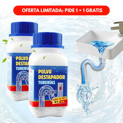 PowerPipe: Polvo Destapador de Tuberías y Cañerías