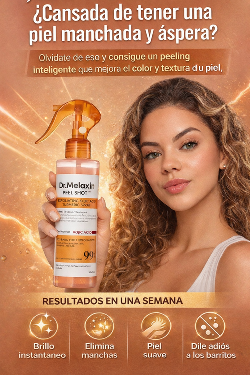 DrMelaxin™ Peel Shot Exfoliante Corporal Kojic + Turmeric