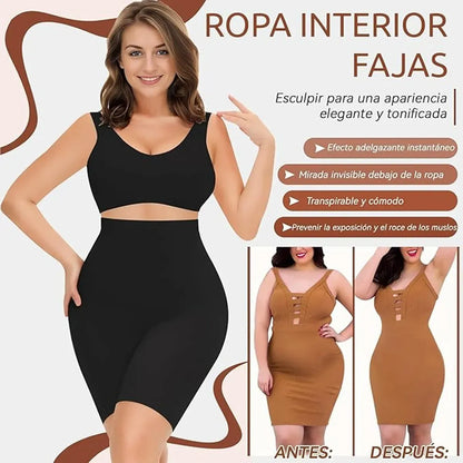 Faja Moldeadora 2 en 1: Reduce Cintura y Realza Glúteos