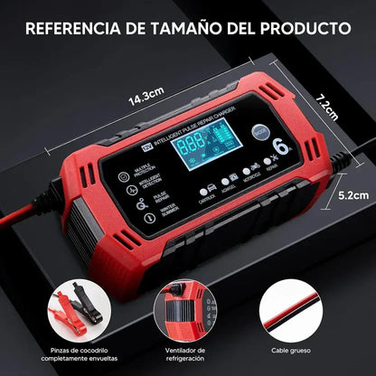 Cargador de Baterías Inteligente 12V