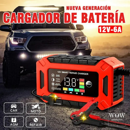 Cargador de Baterías Inteligente 12V
