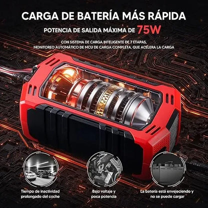 Cargador de Baterías Inteligente 12V