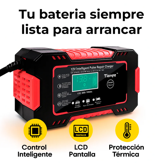 Cargador de Baterías Inteligente 12V